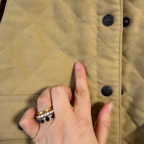 LL Bean Vintage Insulated Quilted Chore Jacket - Picture 14 of 16